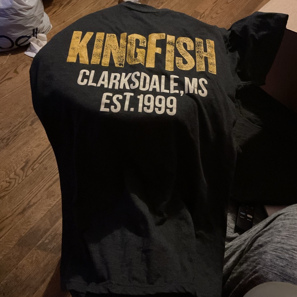 Black and Gold Kingfish T-Shirt - Picture 2 of 6